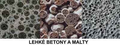Lehké betony a malty
